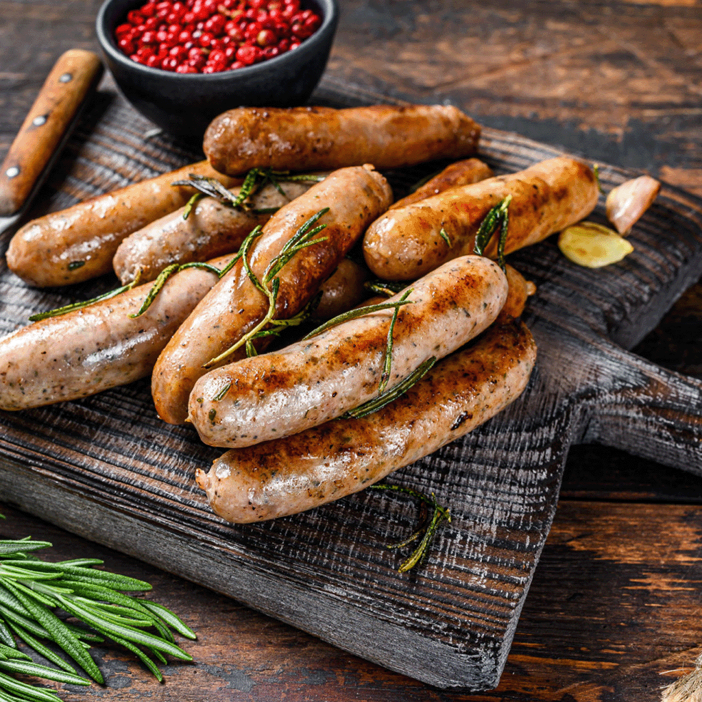 Lamb and rosemary sausages - Boucherie Fabre