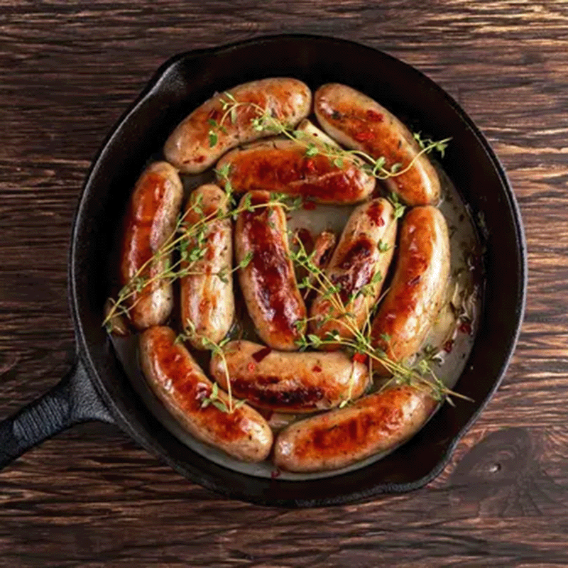 Pork and black pepper sausages - Boucherie Fabre