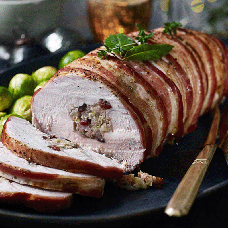 Roast Turkey Crown Rolled & Stuffed