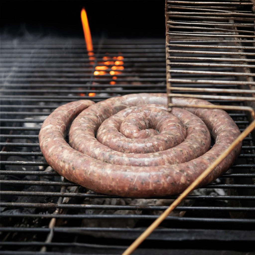 Boerewors on a braai