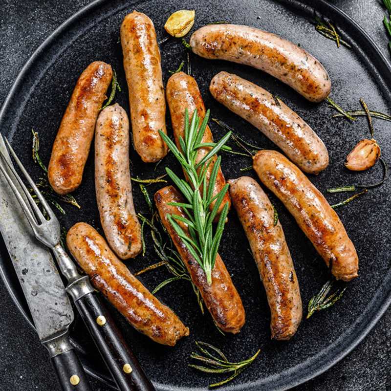 Perugines pork sausages - Boucherie Fabre