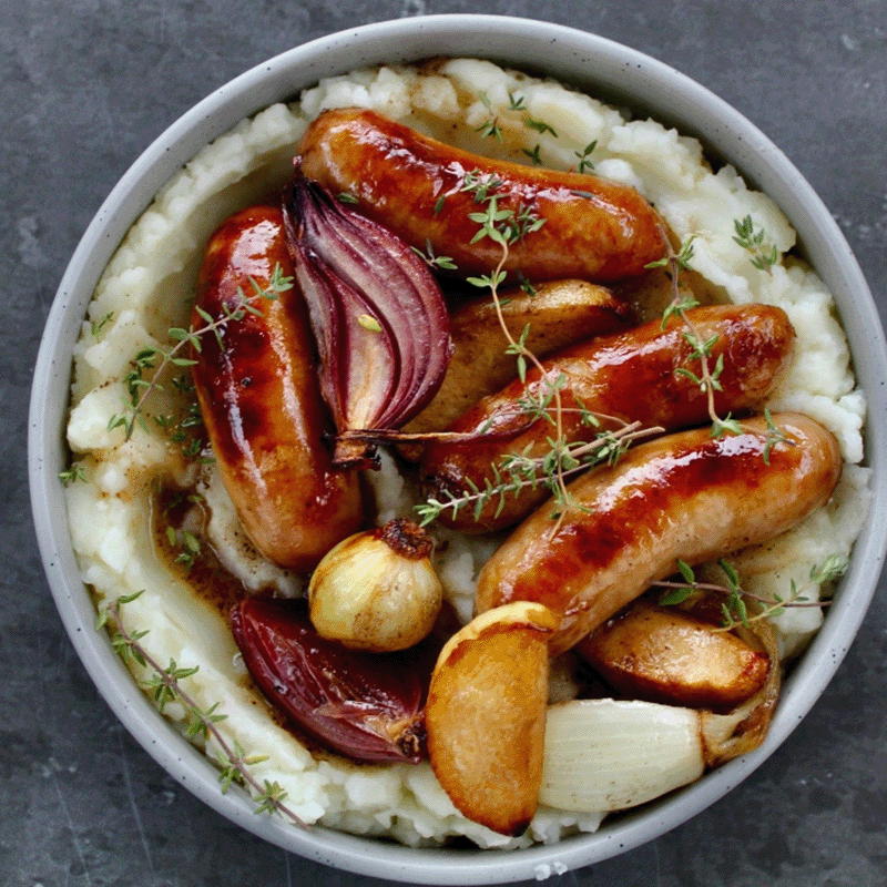 Pork and Apple sausages - Boucherie Fabre